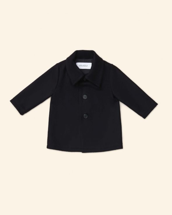 Cappotto per neonato Panno colore Blu 