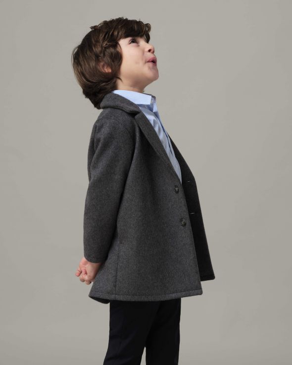 Cappotto per bambino Panno colore Grigio 