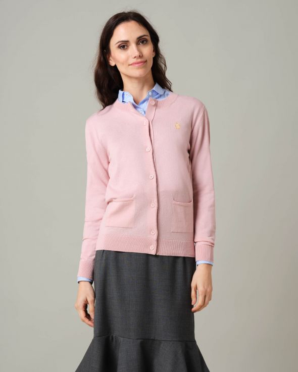 Cardigan per donna Cachemire colore Rosa 