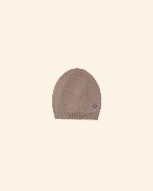 Cappellino per bambina Cachemire colore Beige 