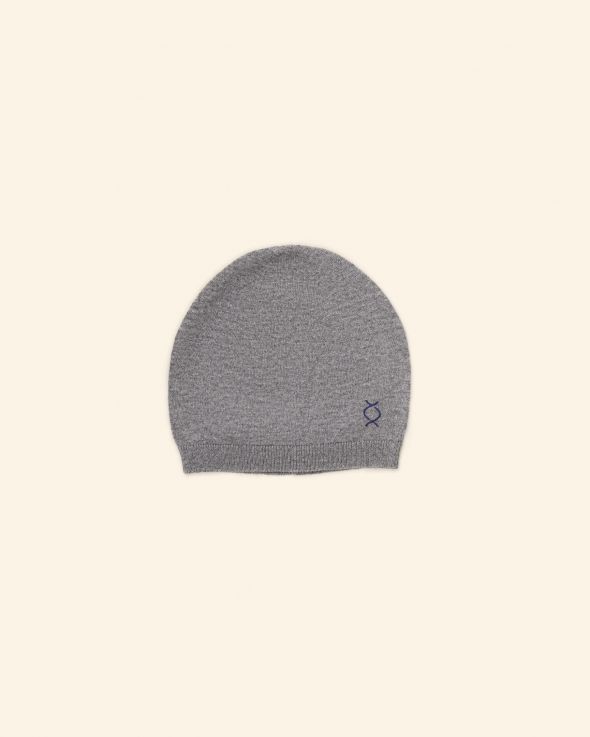 Cappellino per donna Cachemire colore Grigio 
