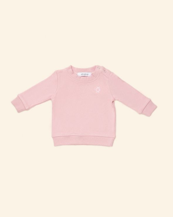 Felpa per unisex neonati Classico colore Rosa 