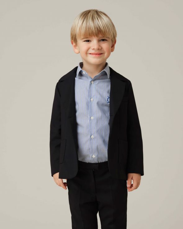 Giacca per bambino Fresco di lana colore Blu 