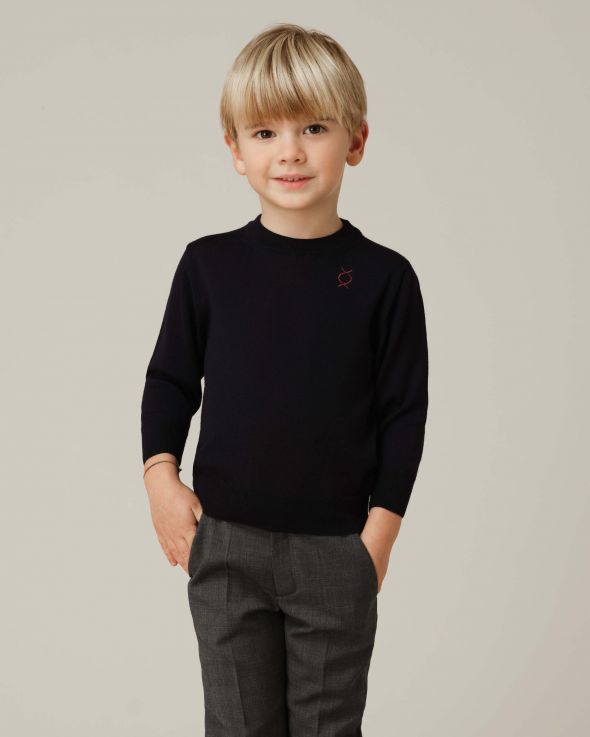 Maglione per bambino Cachemire colore Blu 