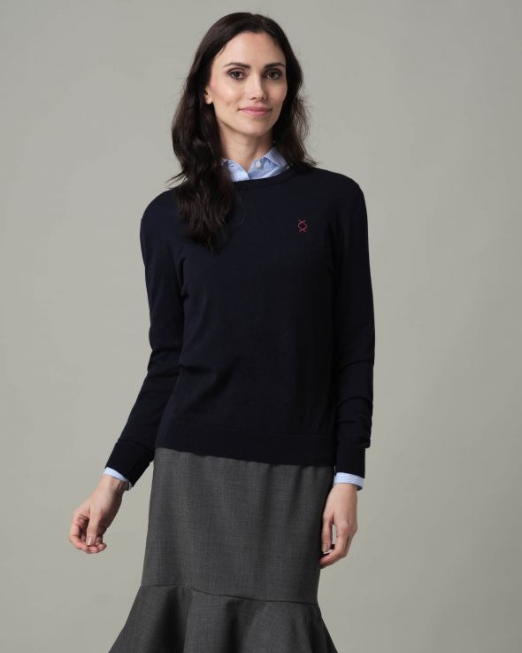 Maglione per donna Lana colore Blu 