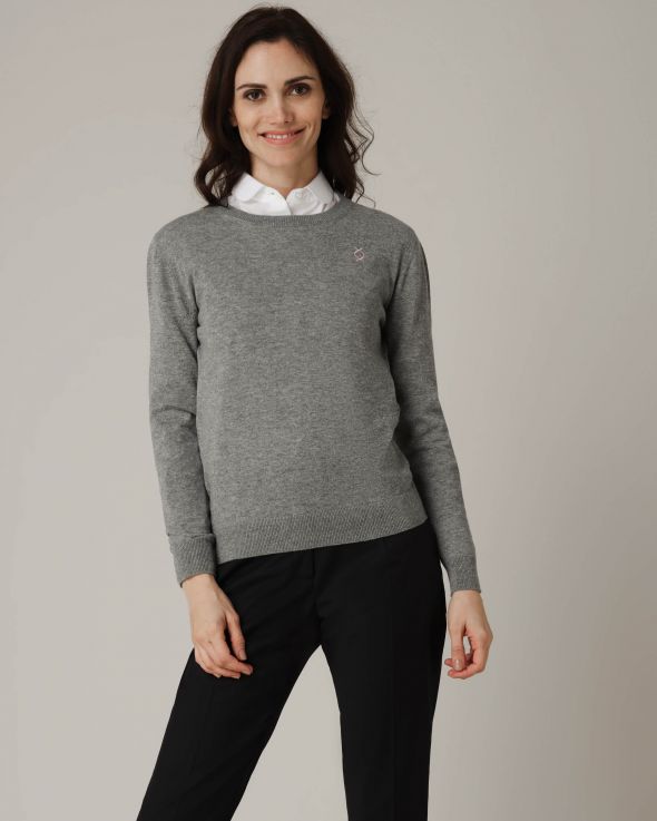 Maglione per donna Lana colore Grigio 