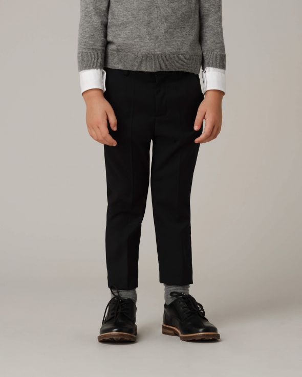 Pantalone per bambino Fresco di lana colore Blu 