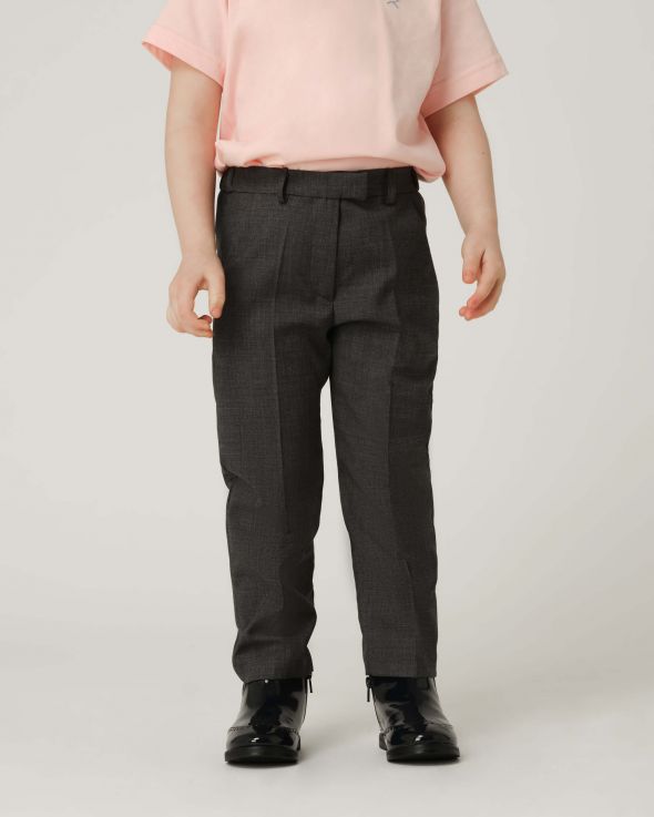 Pantalone per bambina Fresco di lana colore Grigio 