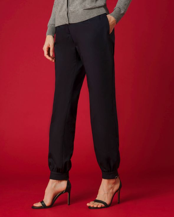 Pantalone per donna Gabardina colore Blu 