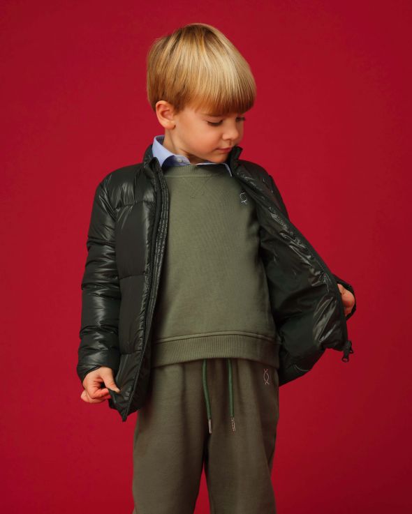 Piumino per bambino Classico colore Verde 