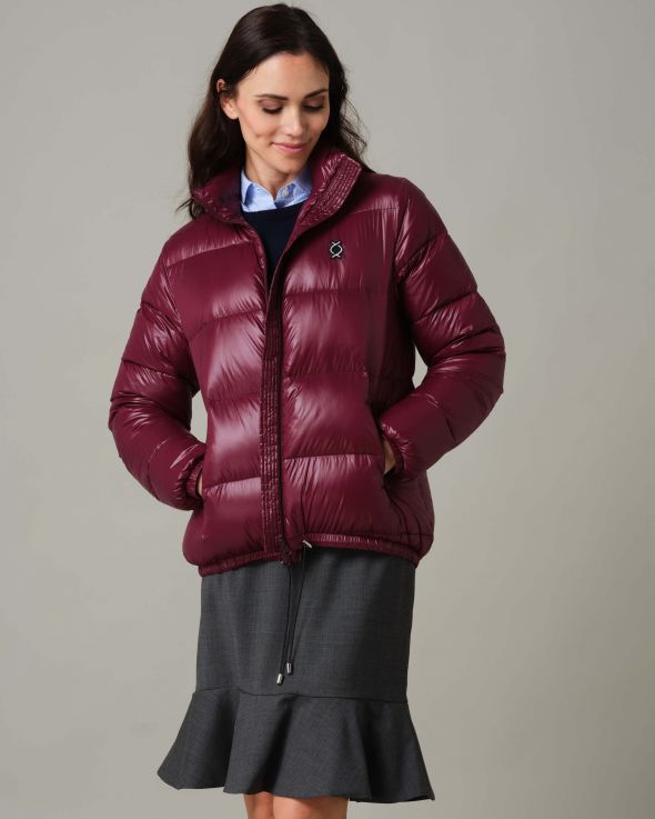 Piumino per donna Classico colore Bordeaux 