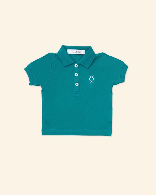 Polo per neonato Corta colore Azzurro 