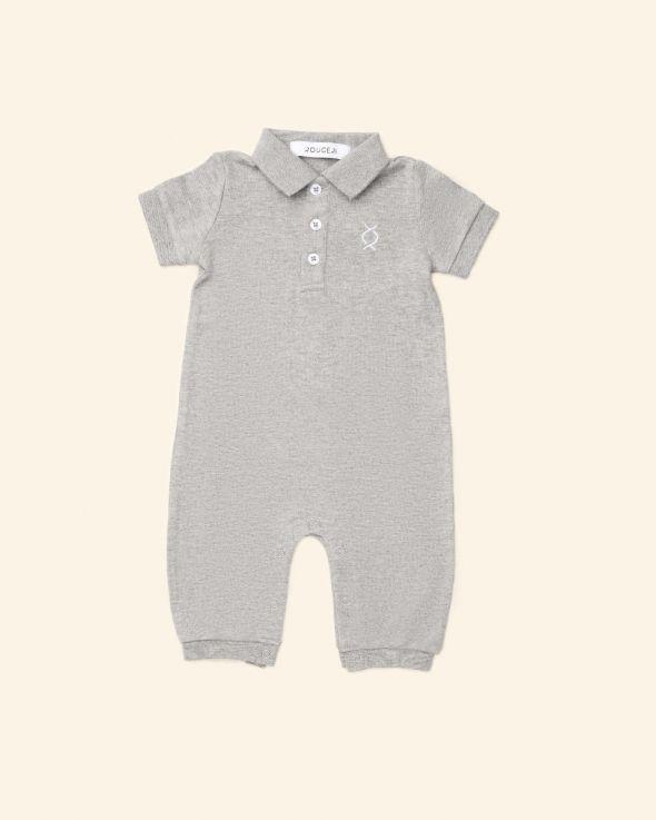 Tutina a Polo in Cotone Piquet