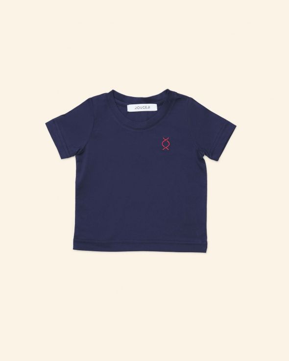 Tshirt per unisex neonati Glifo colore Blu 