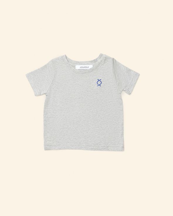 Tshirt per unisex neonati Glifo colore Grigio 