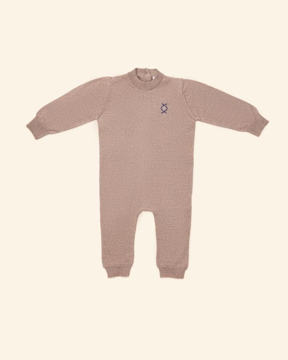 Tutina per neonato Lana colore Beige 