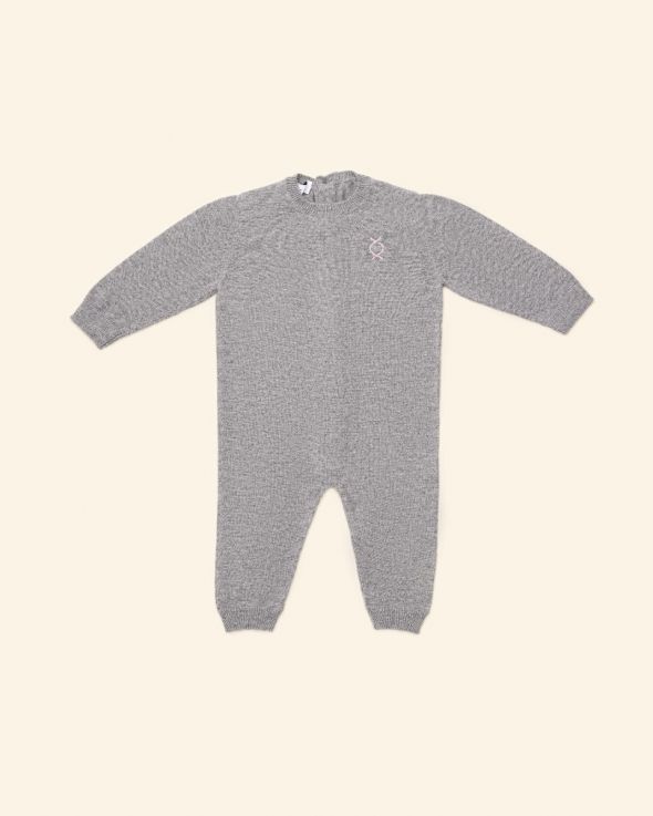 Tutina per neonata Cachemire colore Grigio 