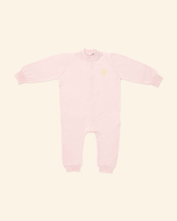 Tutina per neonata Lana colore Rosa 