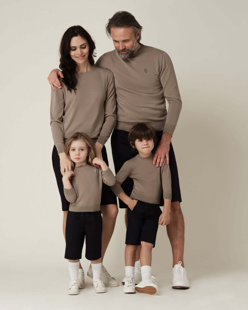 Bermuda in gabardina di Cotone