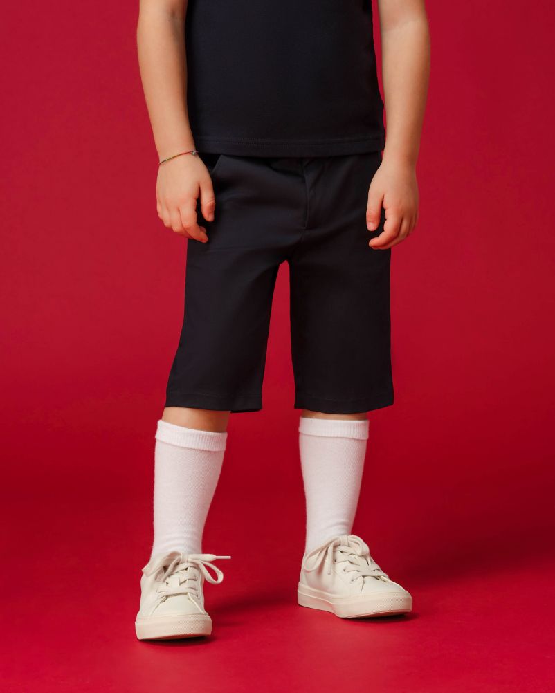 Bermuda in gabardina di Cotone