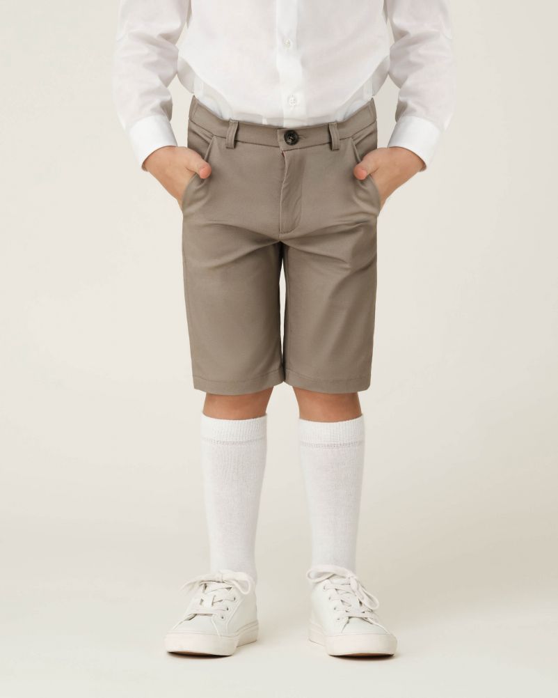 Bermuda in gabardina di Cotone