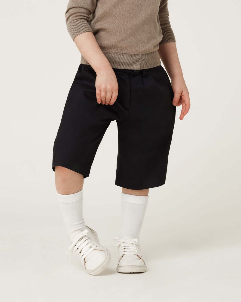 Bermuda in gabardina di Cotone