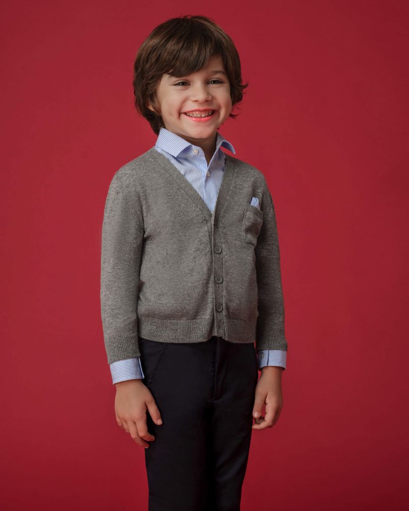 Cardigan in pura Lana vergine