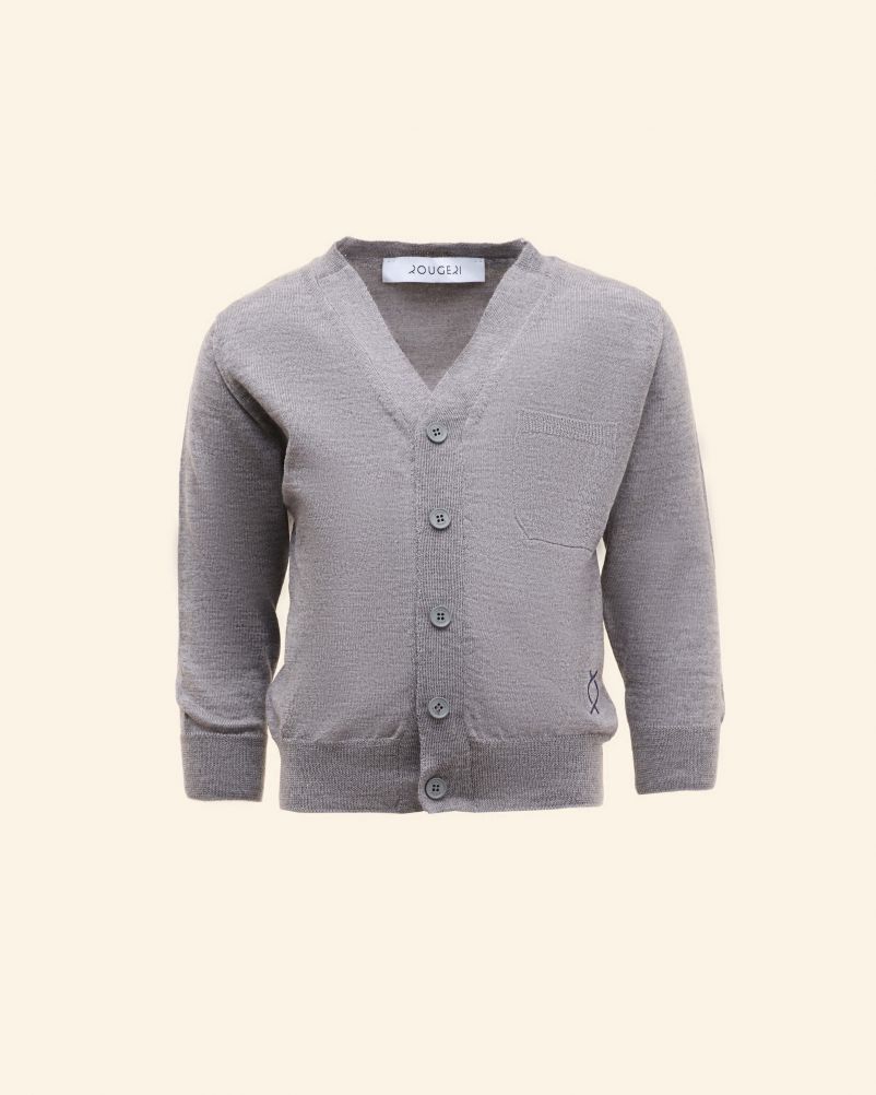 Cardigan in pura Lana vergine