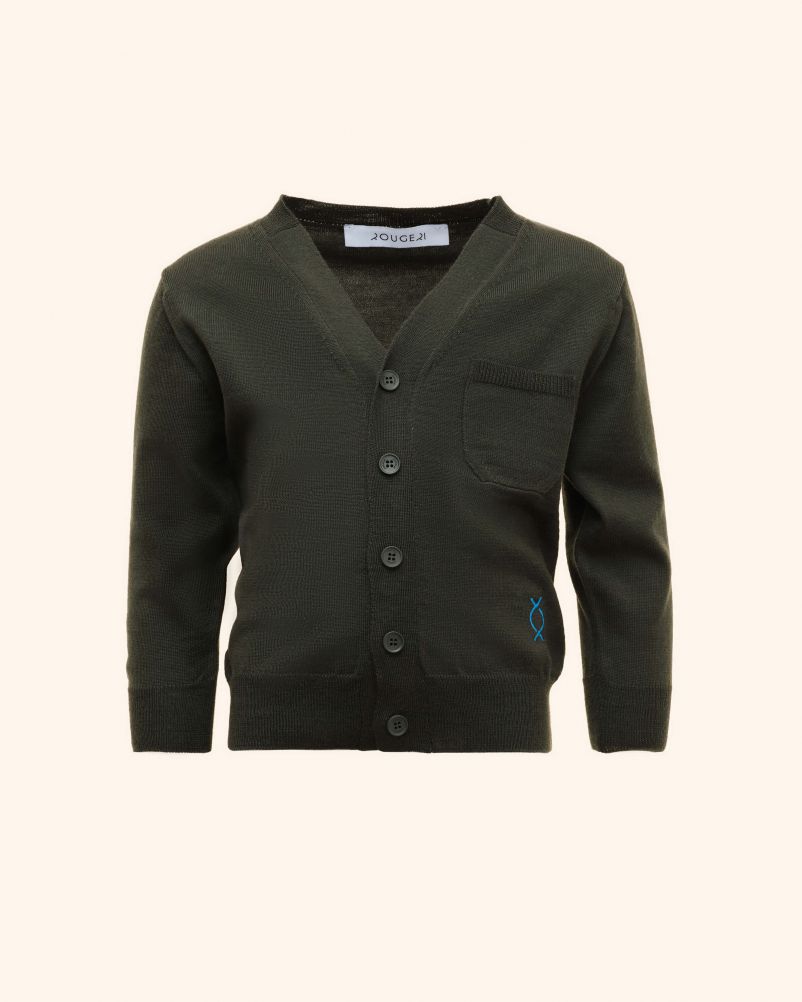 Cardigan in pura Lana vergine