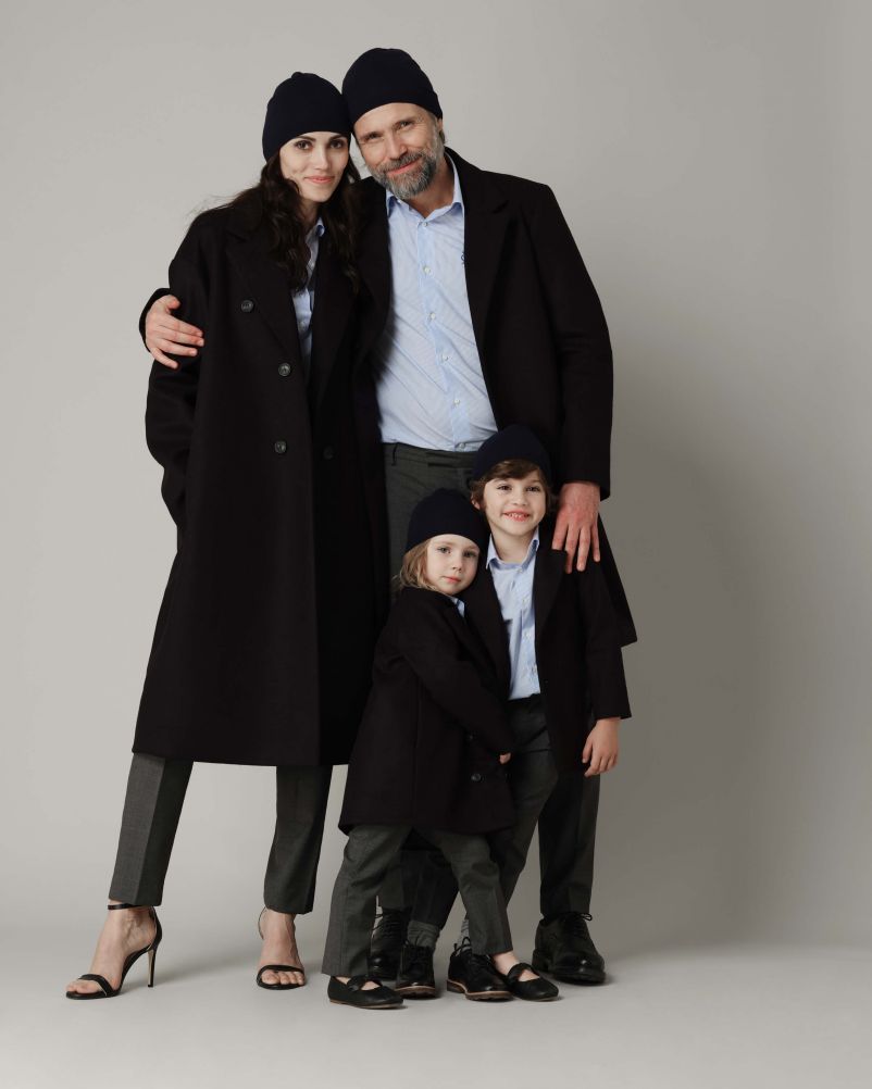 Cappotto in panno misto Cashmere 