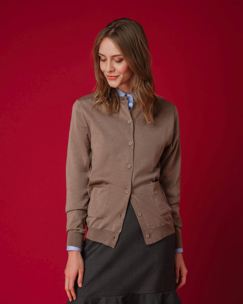 Cardigan in 100% Cashmere Cariaggi