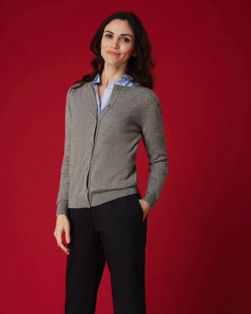 Cardigan in pura Lana vergine