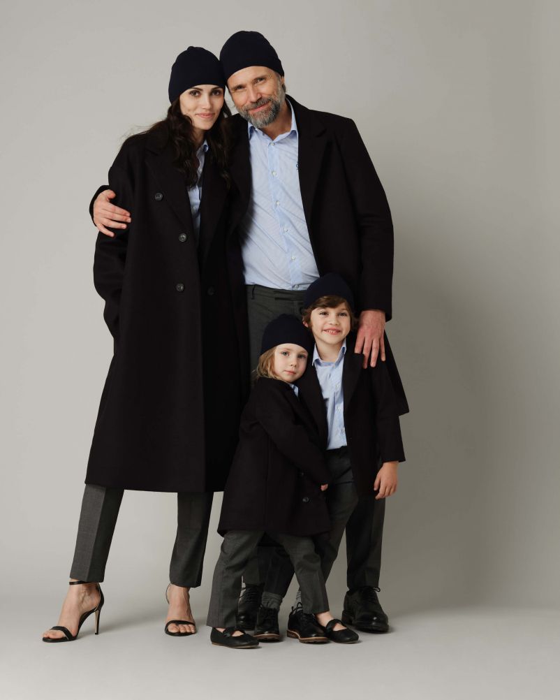 Cappotto in panno misto Cashmere 