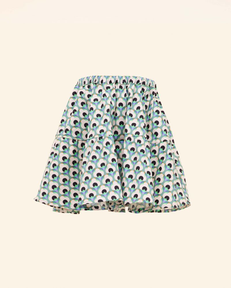 Gonna in Voile stampato
