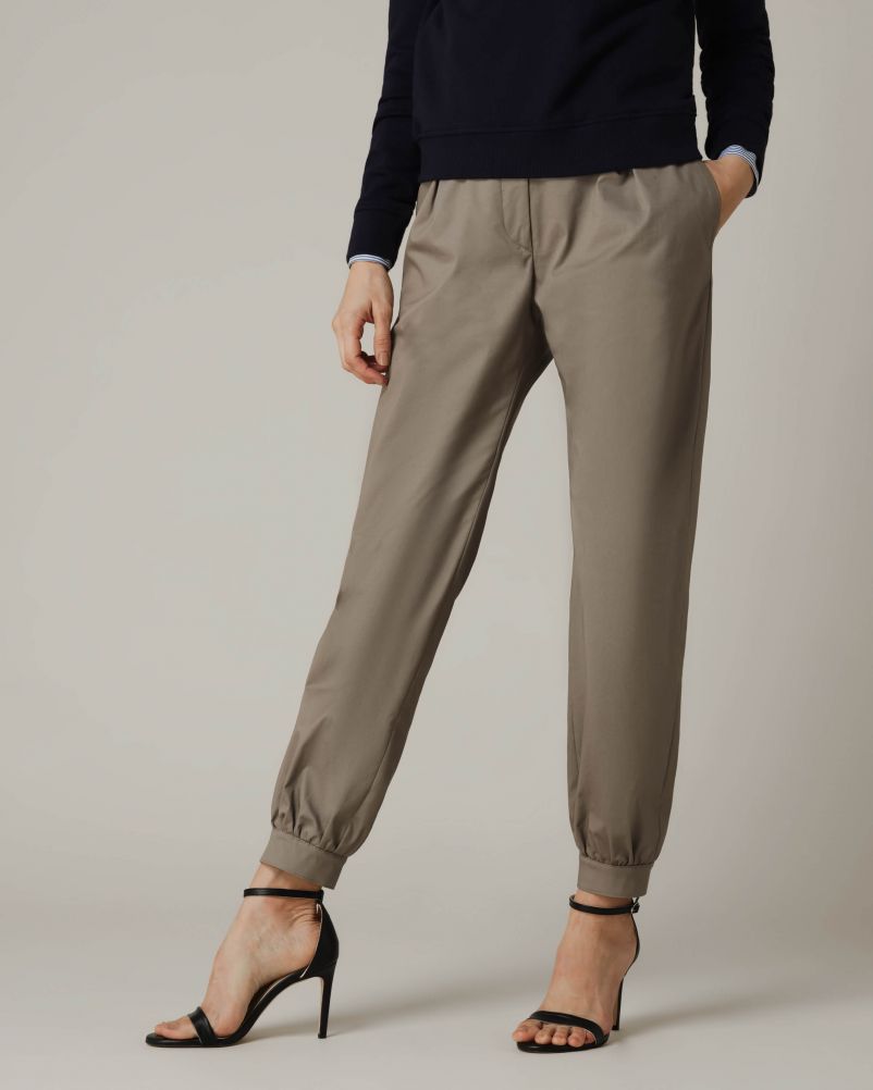 Pantalone in gabardina di Cotone