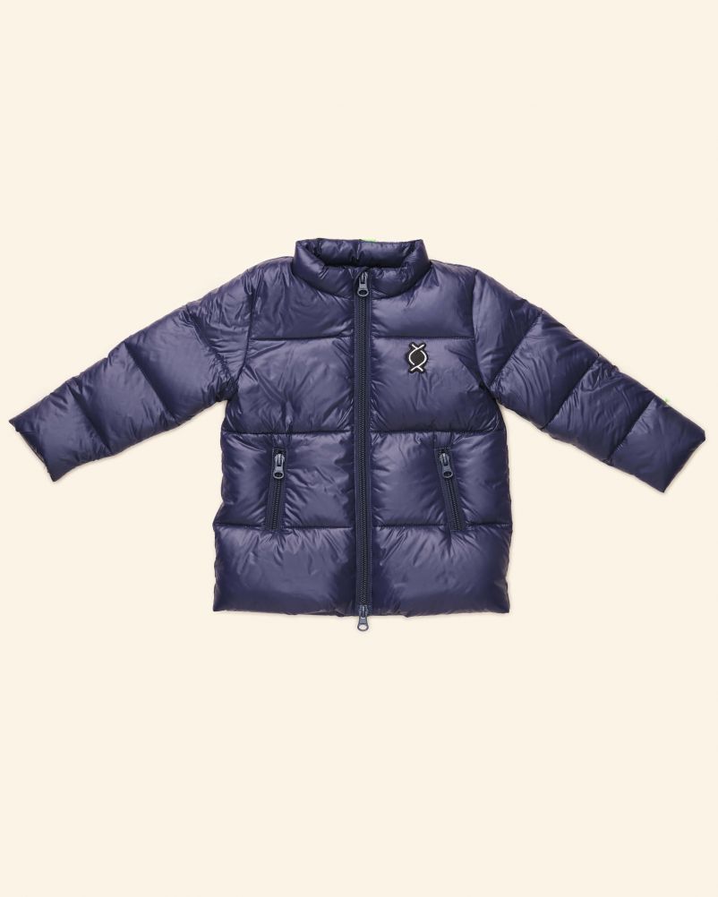 Piumino con 100% vera piuma d