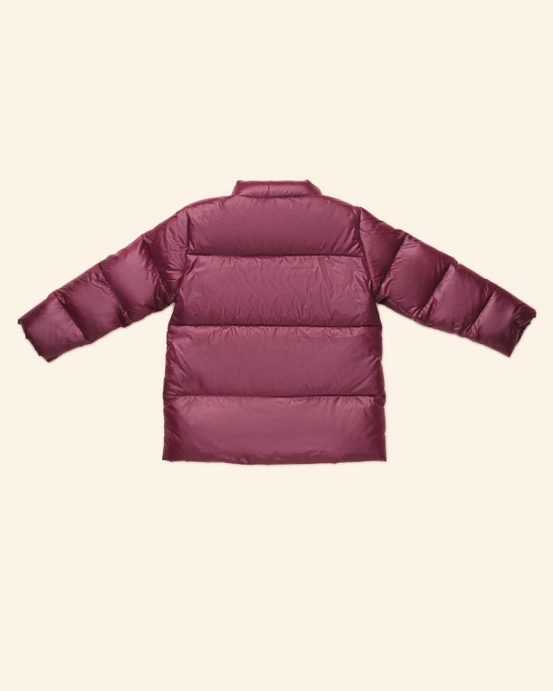 Piumino con 100% vera piuma d