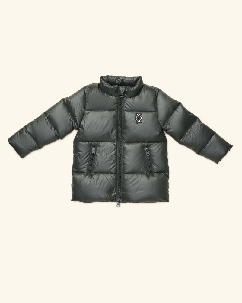 Piumino con 100% vera piuma d