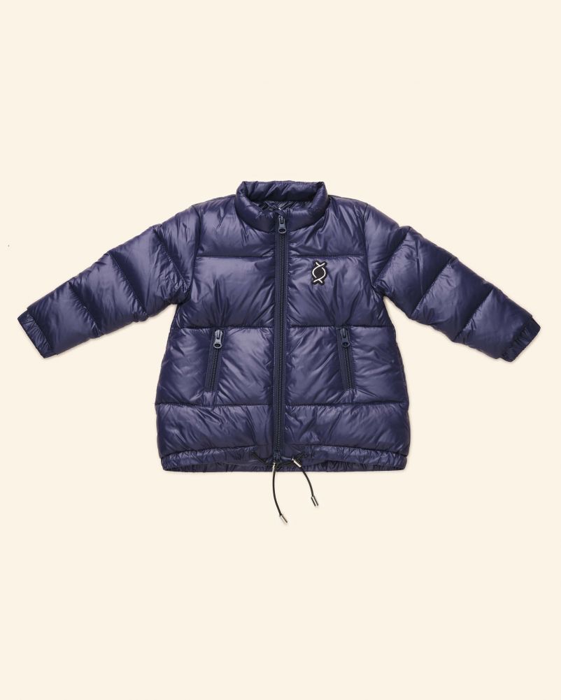 Piumino con 100% vera piuma d