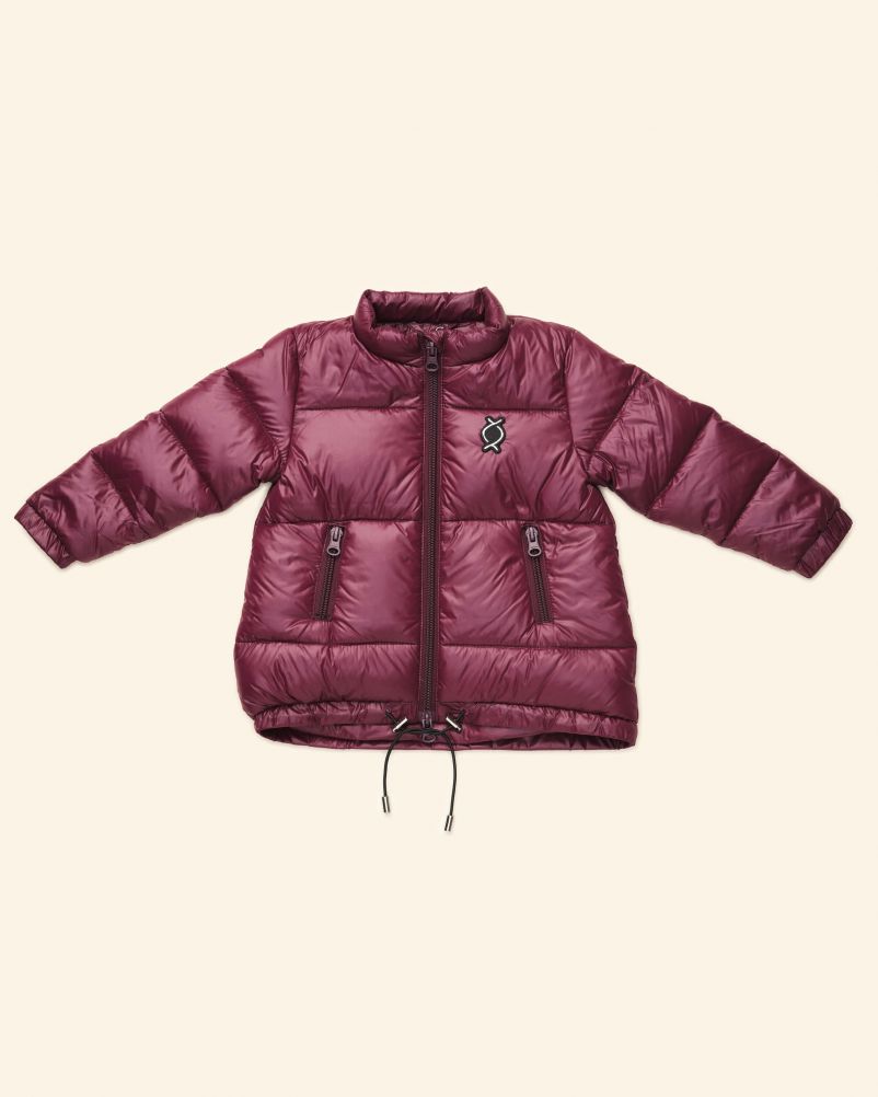 Piumino con 100% vera piuma d