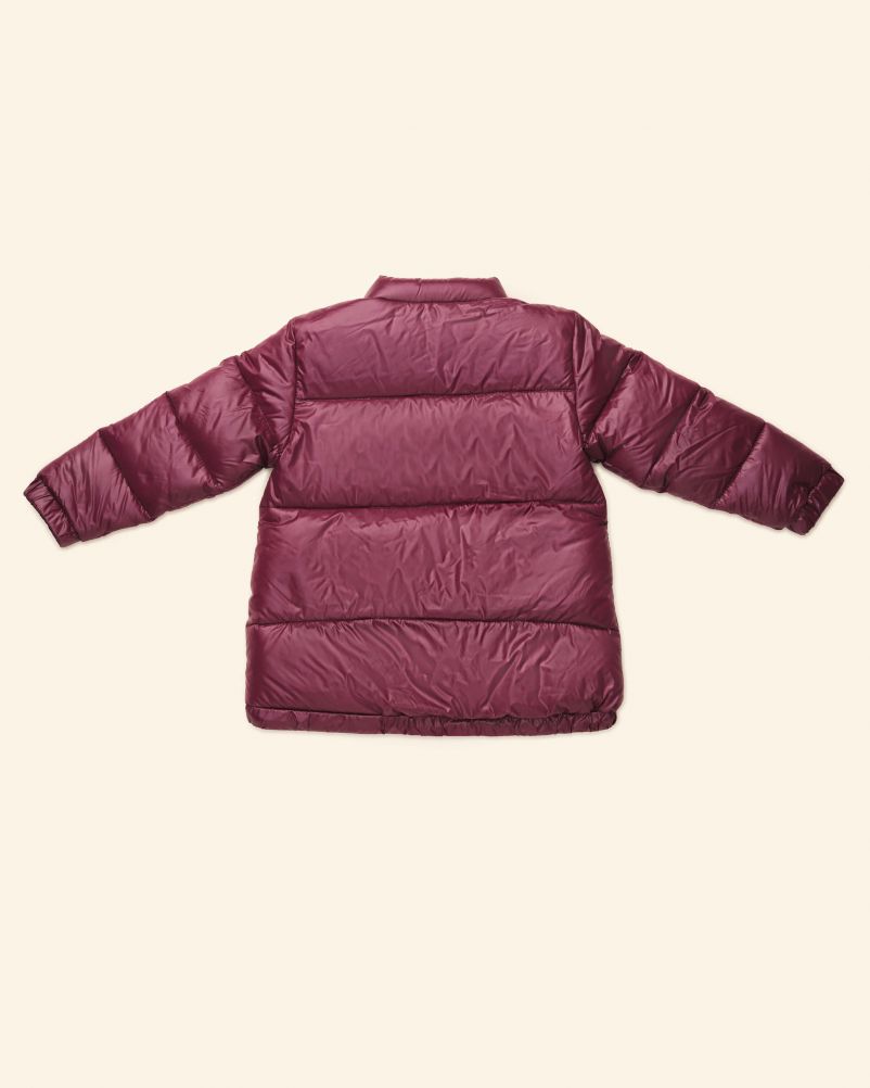 Piumino con 100% vera piuma d