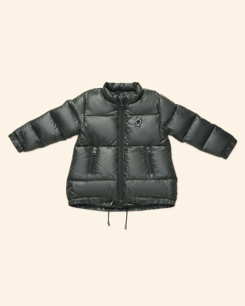 Piumino con 100% vera piuma d