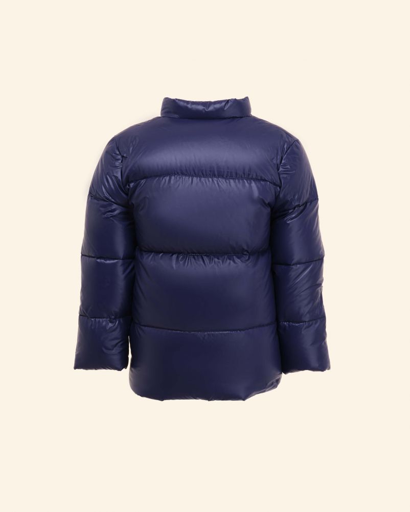 Piumino con 100% vera piuma d