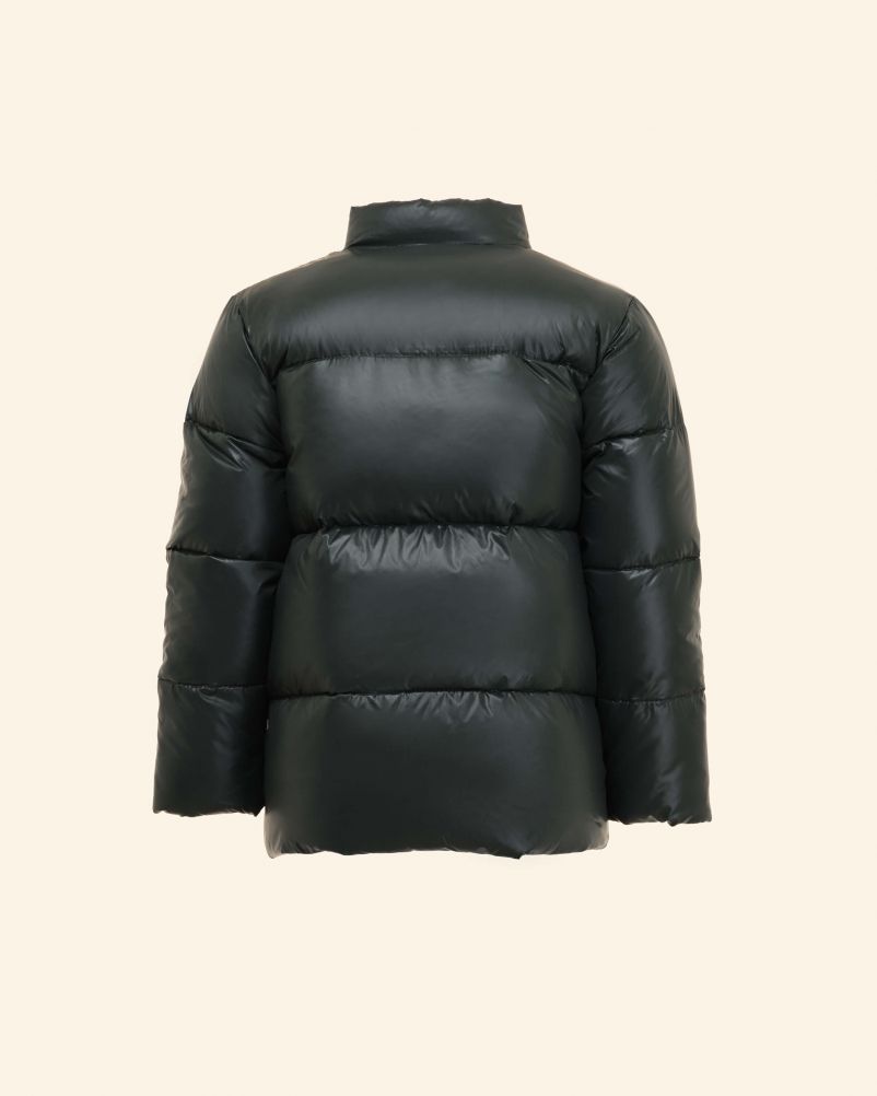 Piumino con 100% vera piuma d