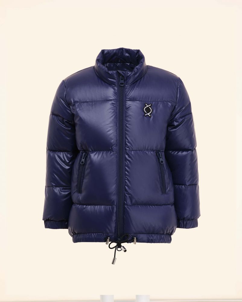 Piumino con 100% vera piuma d