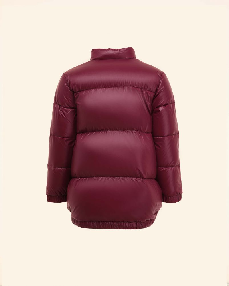 Piumino con 100% vera piuma d