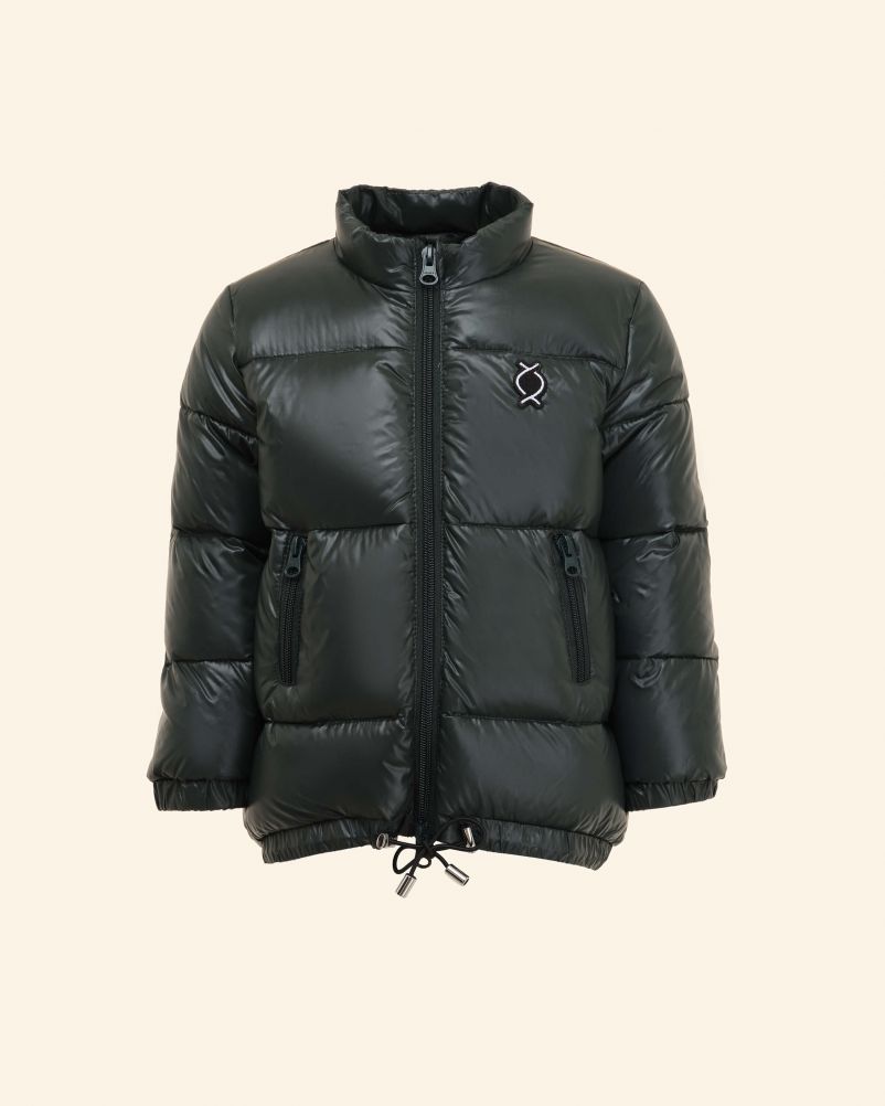 Piumino con 100% vera piuma d