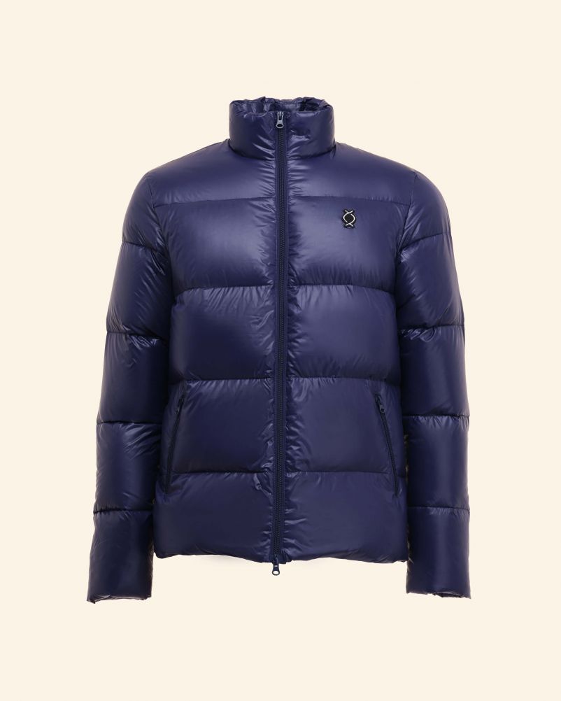 Piumino con 100% vera piuma d