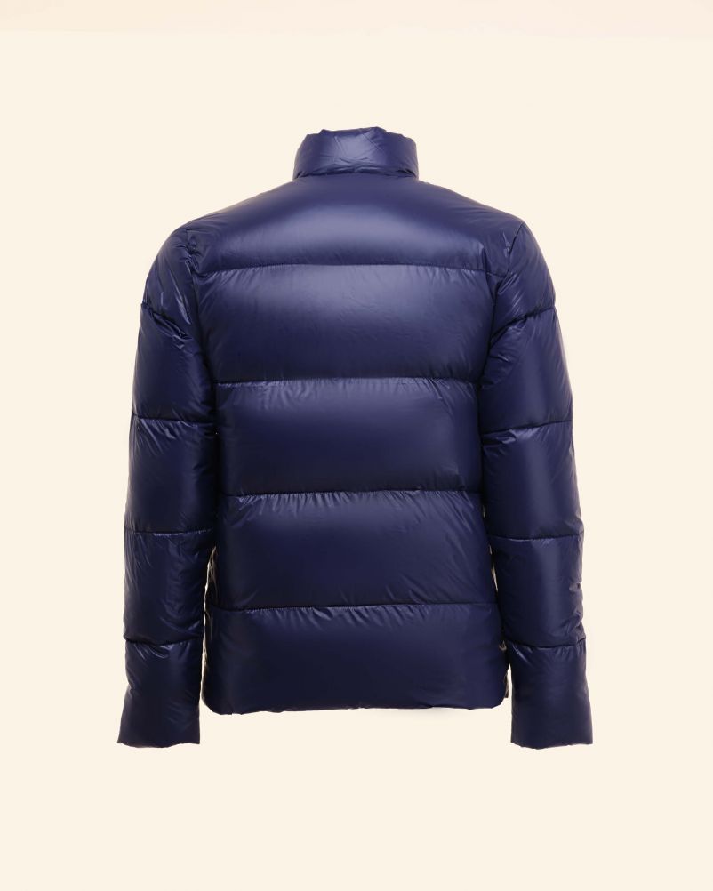 Piumino con 100% vera piuma d