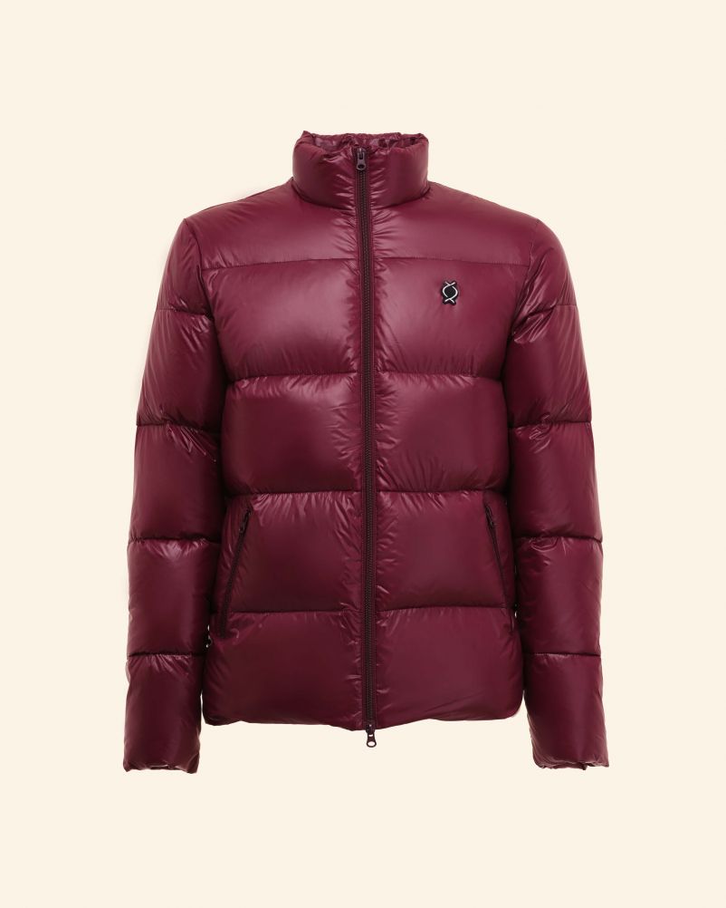 Piumino con 100% vera piuma d